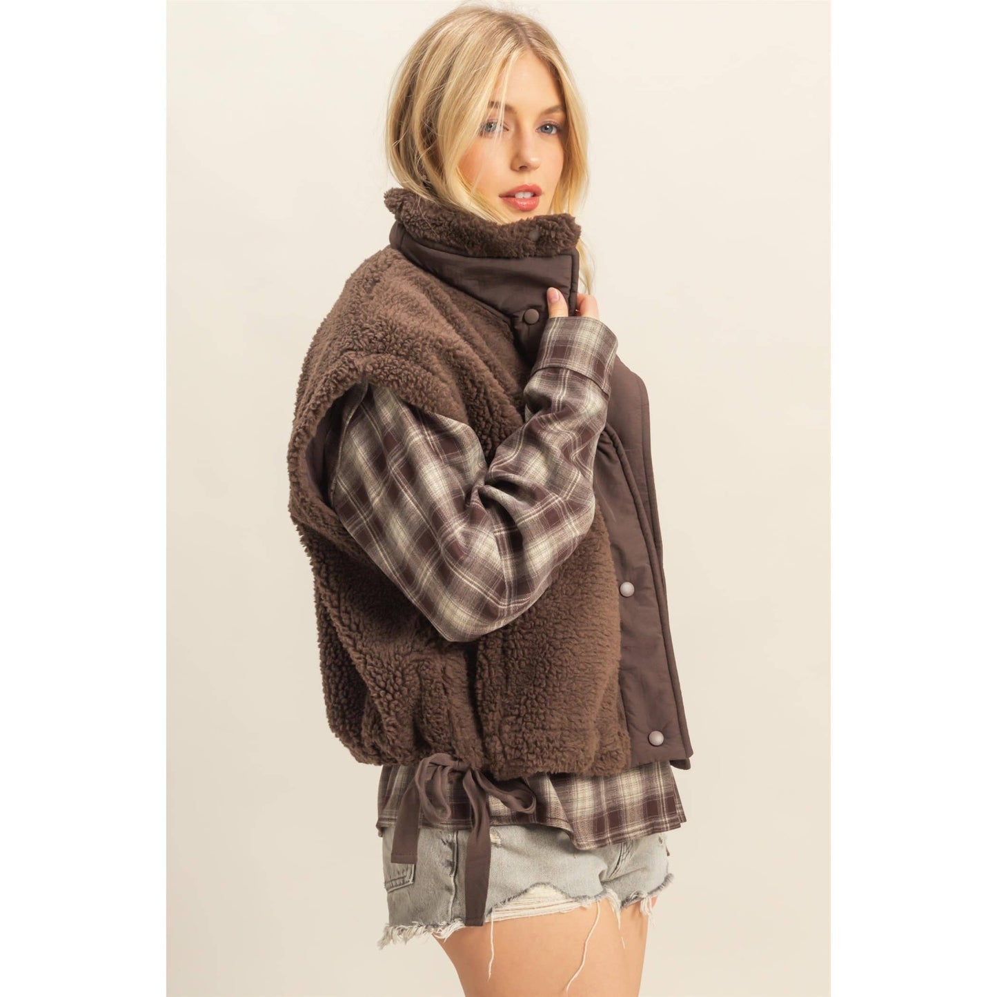 Cozy Sherpa Vest Jacket