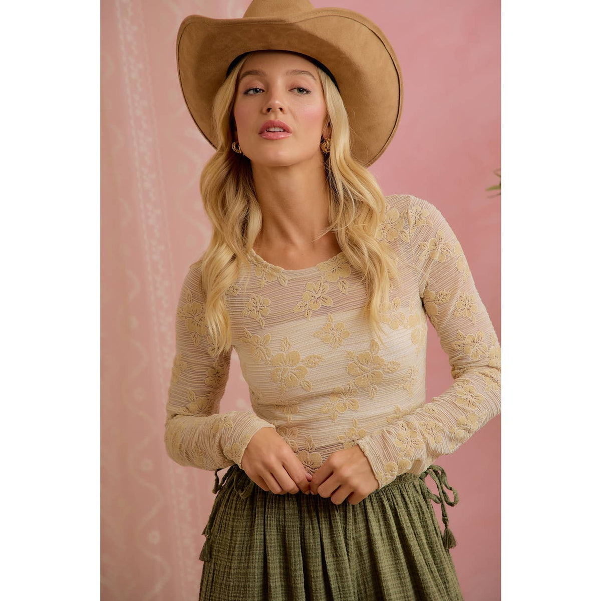 FLORAL LACE TOP