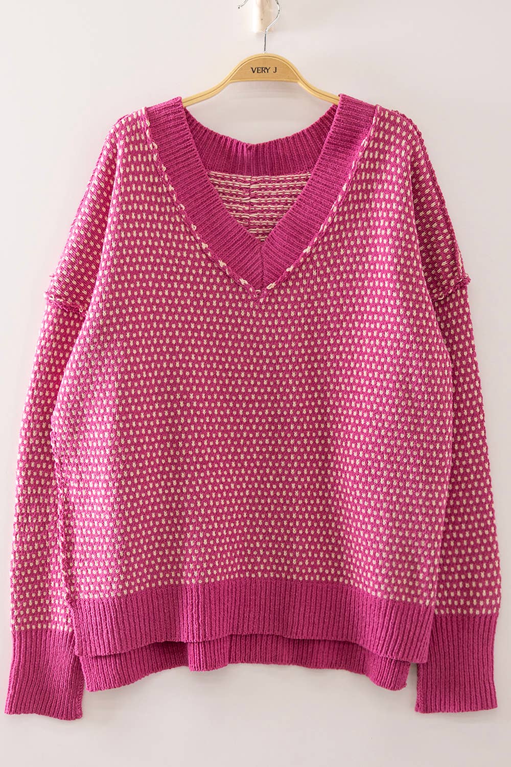 Pink Reversible Sweater