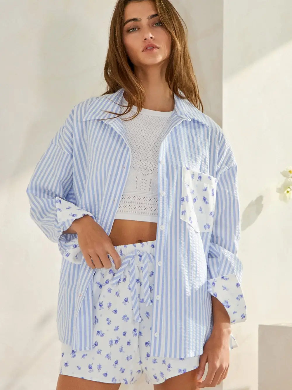 Floral Button Down Shirt