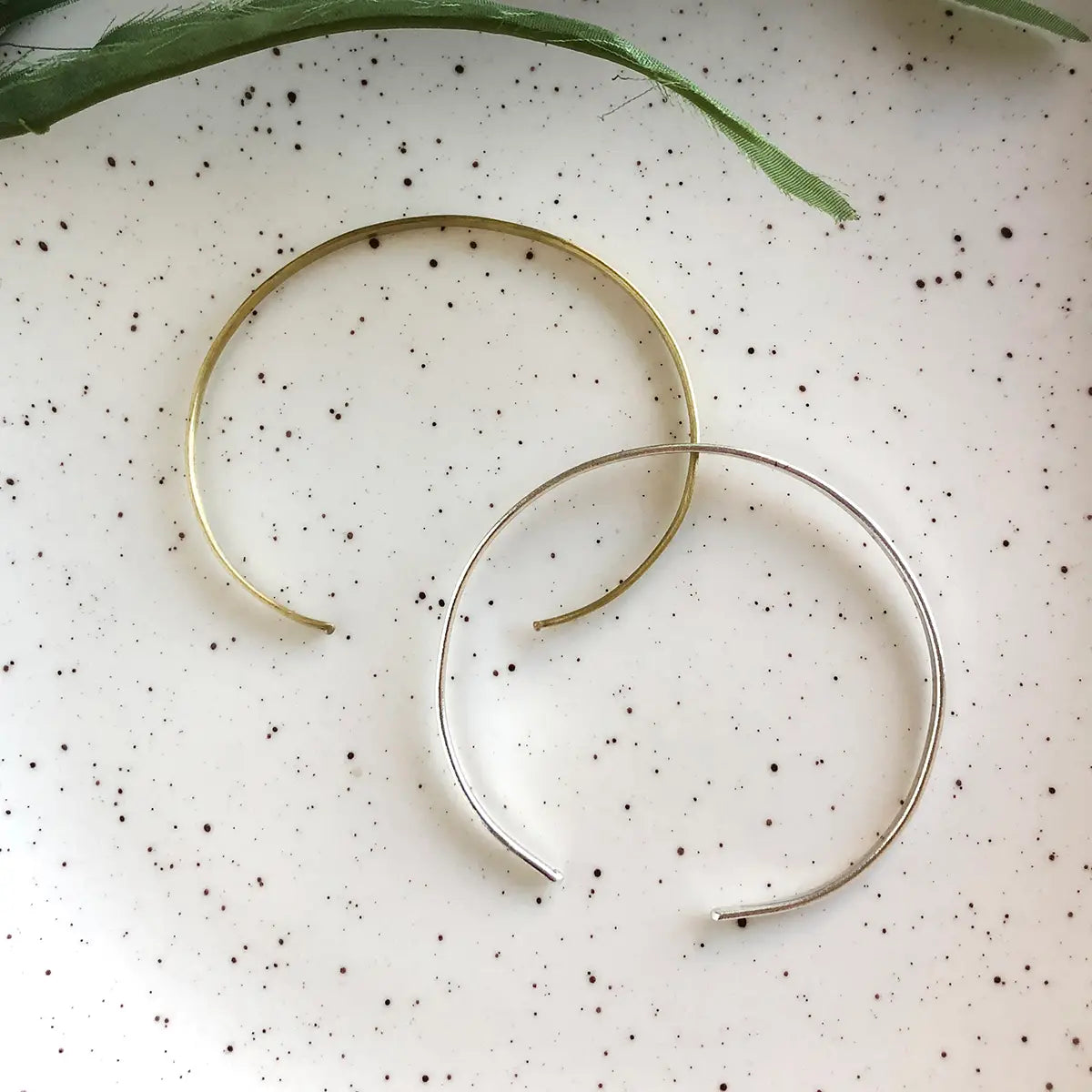 Simple Band Bracelet in Gold