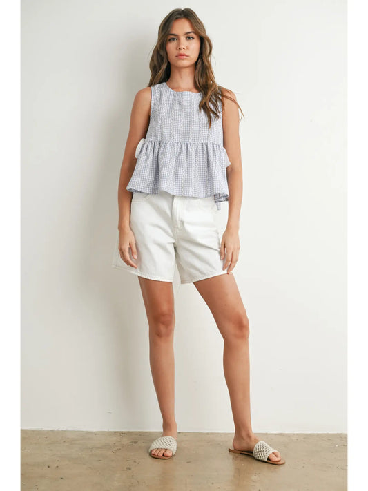 Sky Top in Light Blue