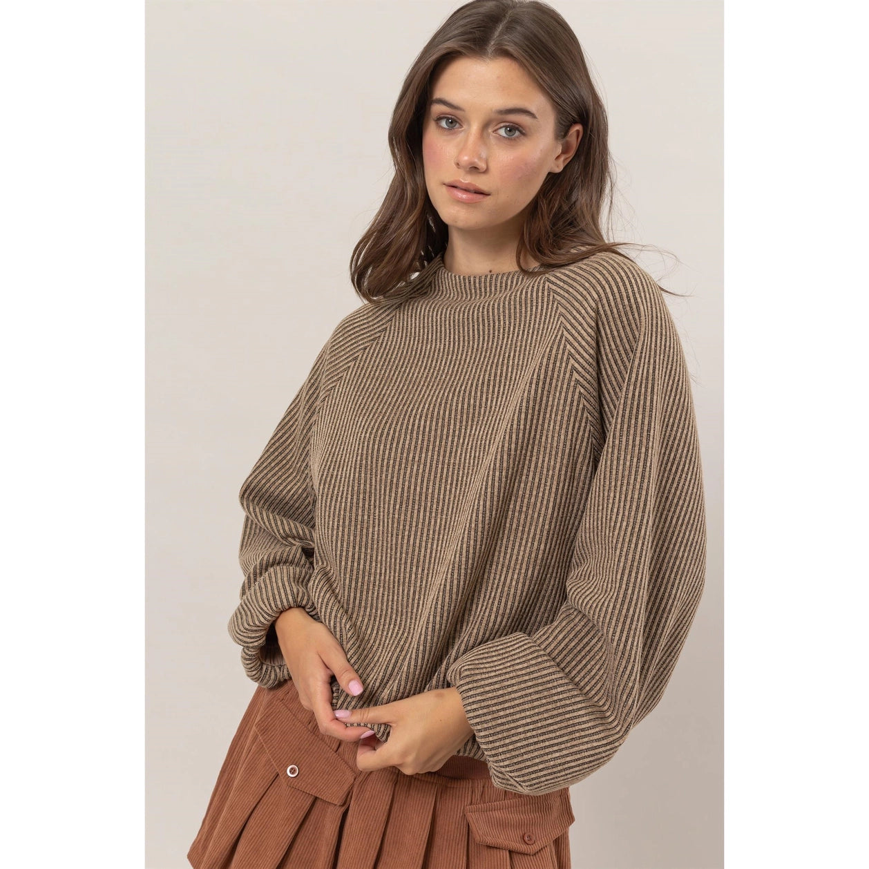 Roxie Top - Taupe